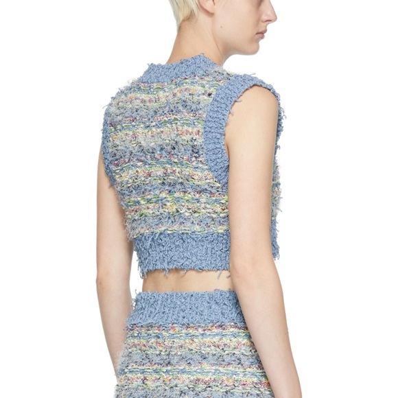 SJYP Blue Cotton Vest (size S) - Picture 2 of 5